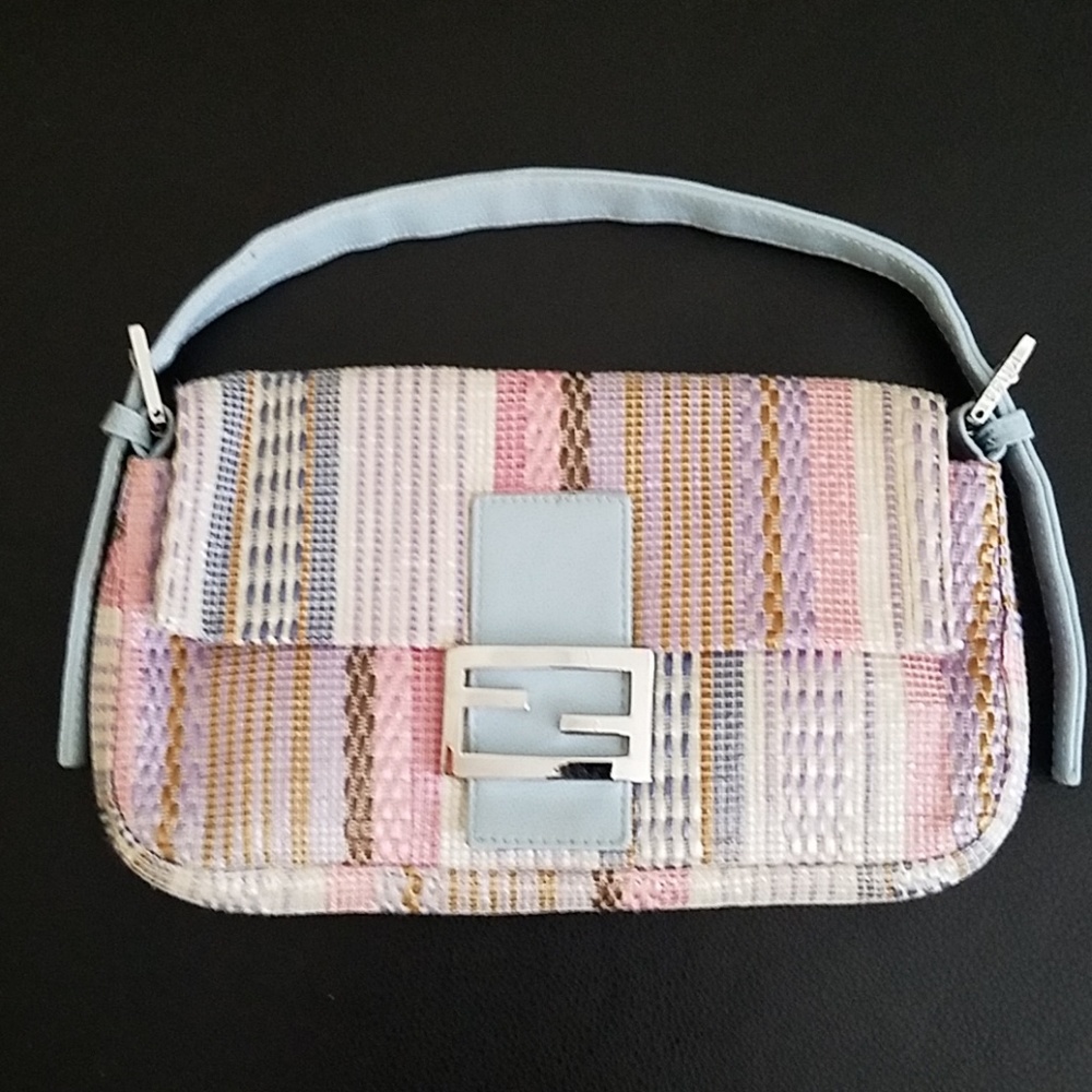 TEMPORARY MARK DOWN! AUTHENTIC FENDI RAFFIA BAG
